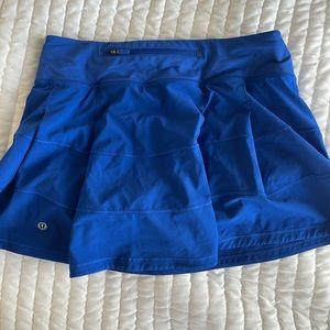 Brand new blue lululemon tennis skirt